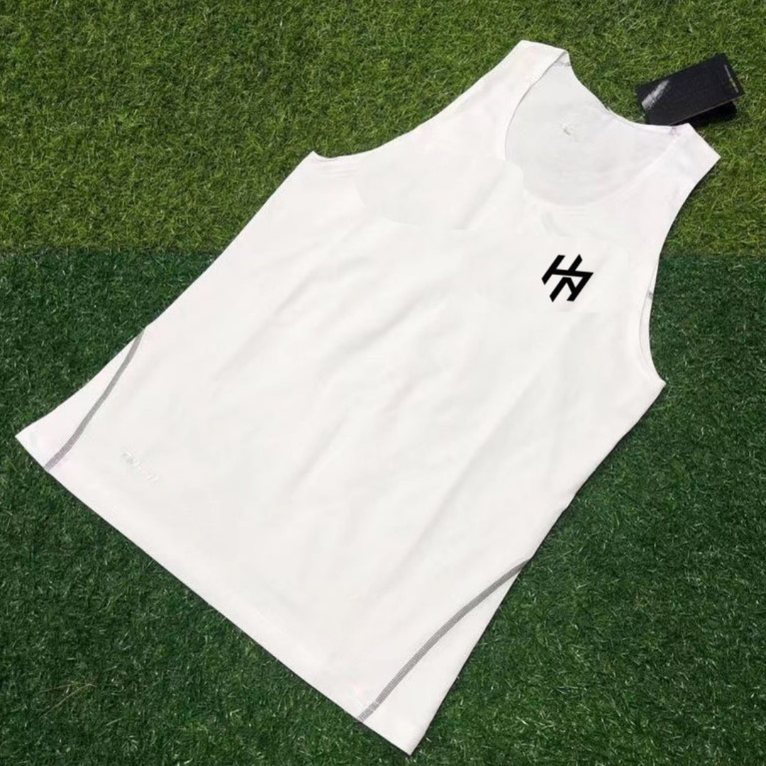 HA™ White Compression Tank Top