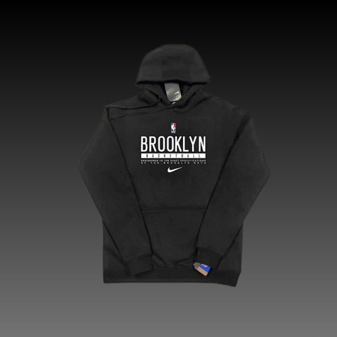 HA™ Brooklyn Nets Pullover Hoodie Black