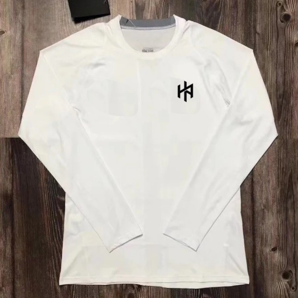 HA™ White Compression Long Sleeve