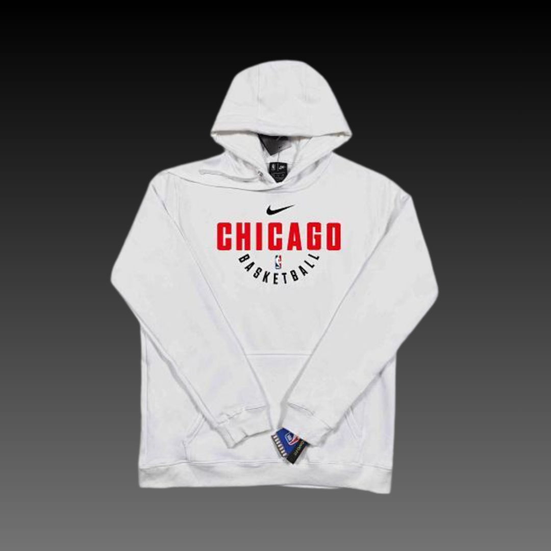 HA™ Chicago Bulls Pullover Hoodie White