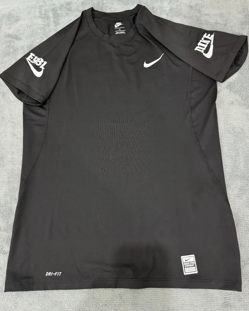 HA™ EYBL Double Swoosh Compression T-Shirt Black