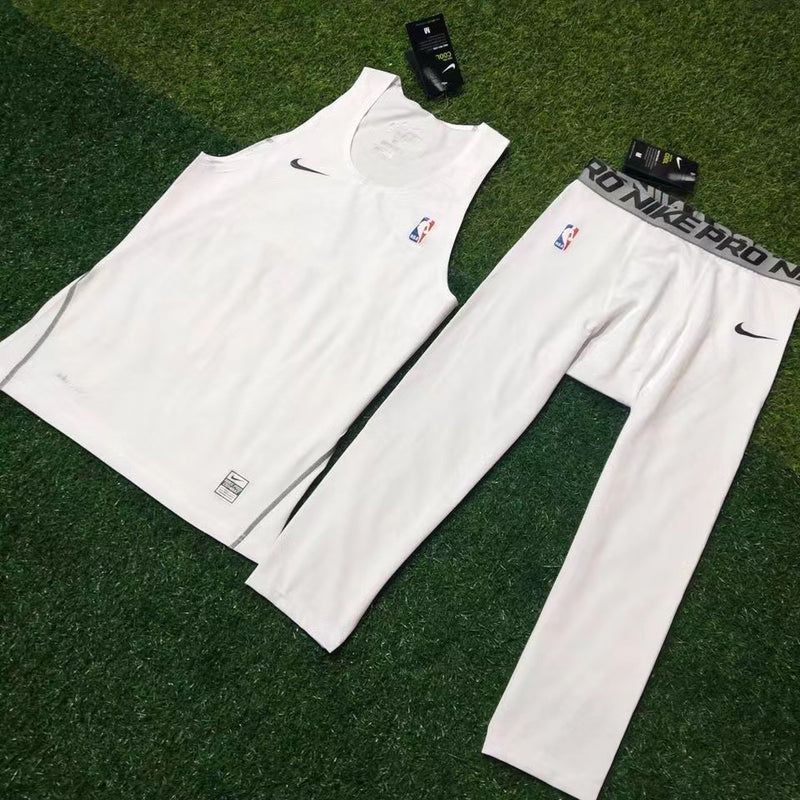 HA™ Elite Pro White Compression Tights