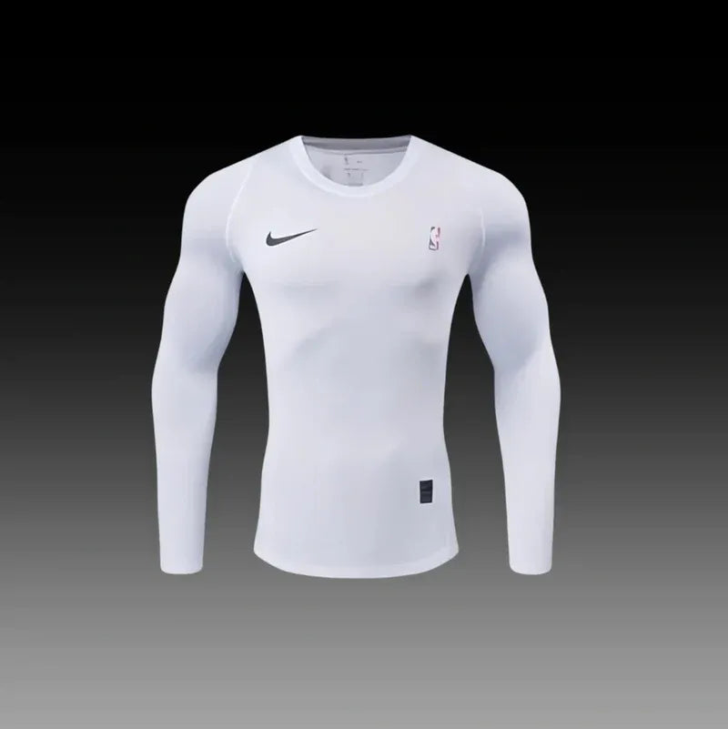 HA™ Elite Pro White Compression Long Sleeve