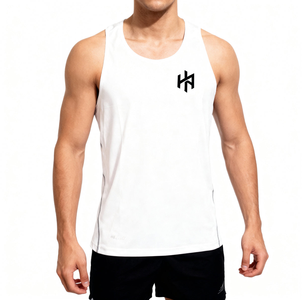 HA™ White Compression Tank Top