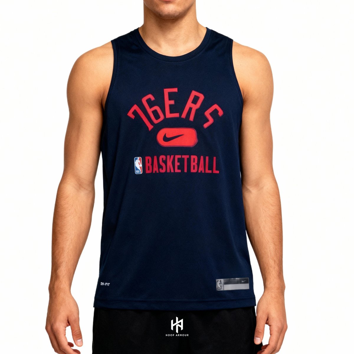 HA™ Philadelphia Black Warm-Up Tank Top