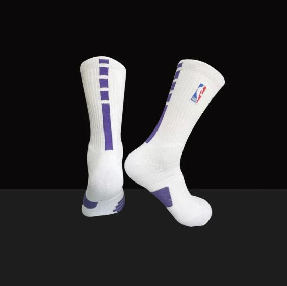 HA™ Elite Socks White/Purple