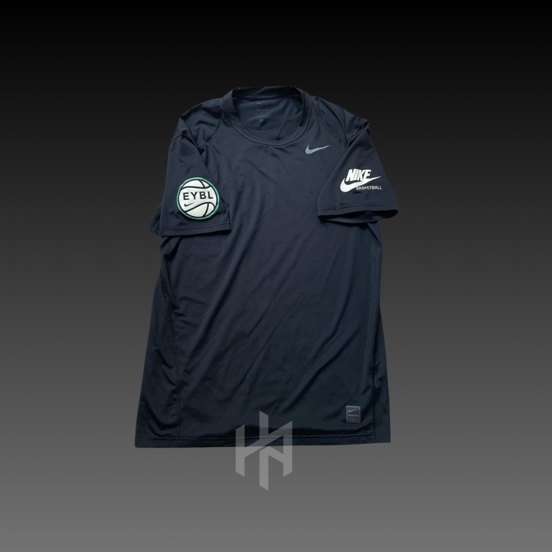 HA™ EYBL Compression T-Shirt Black Green Logo
