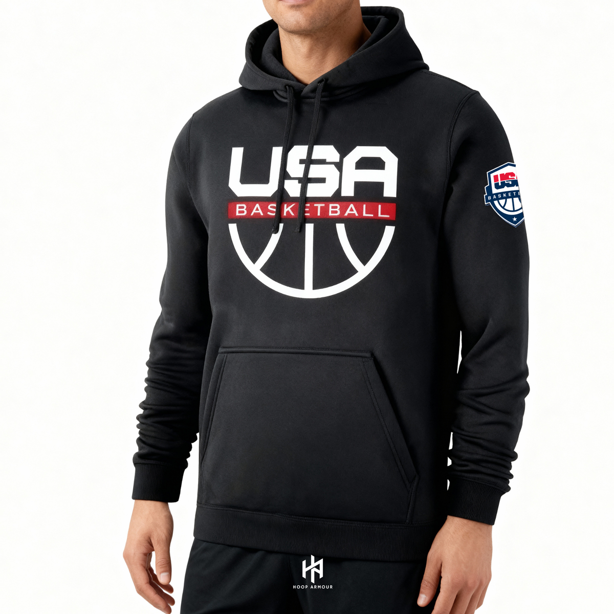 HA™ Team USA Hoodie Black