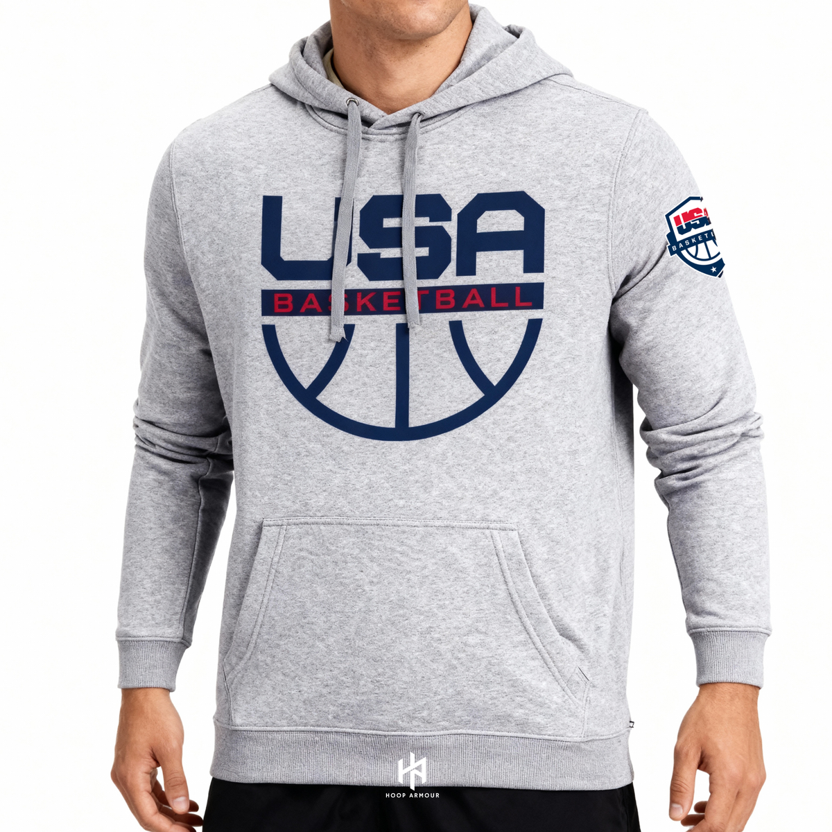 HA™ Team USA Hoodie Grey
