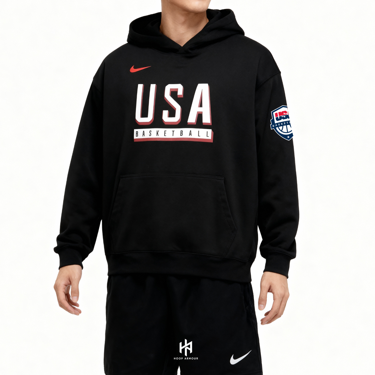 HA™ Team USA Hoodie Black