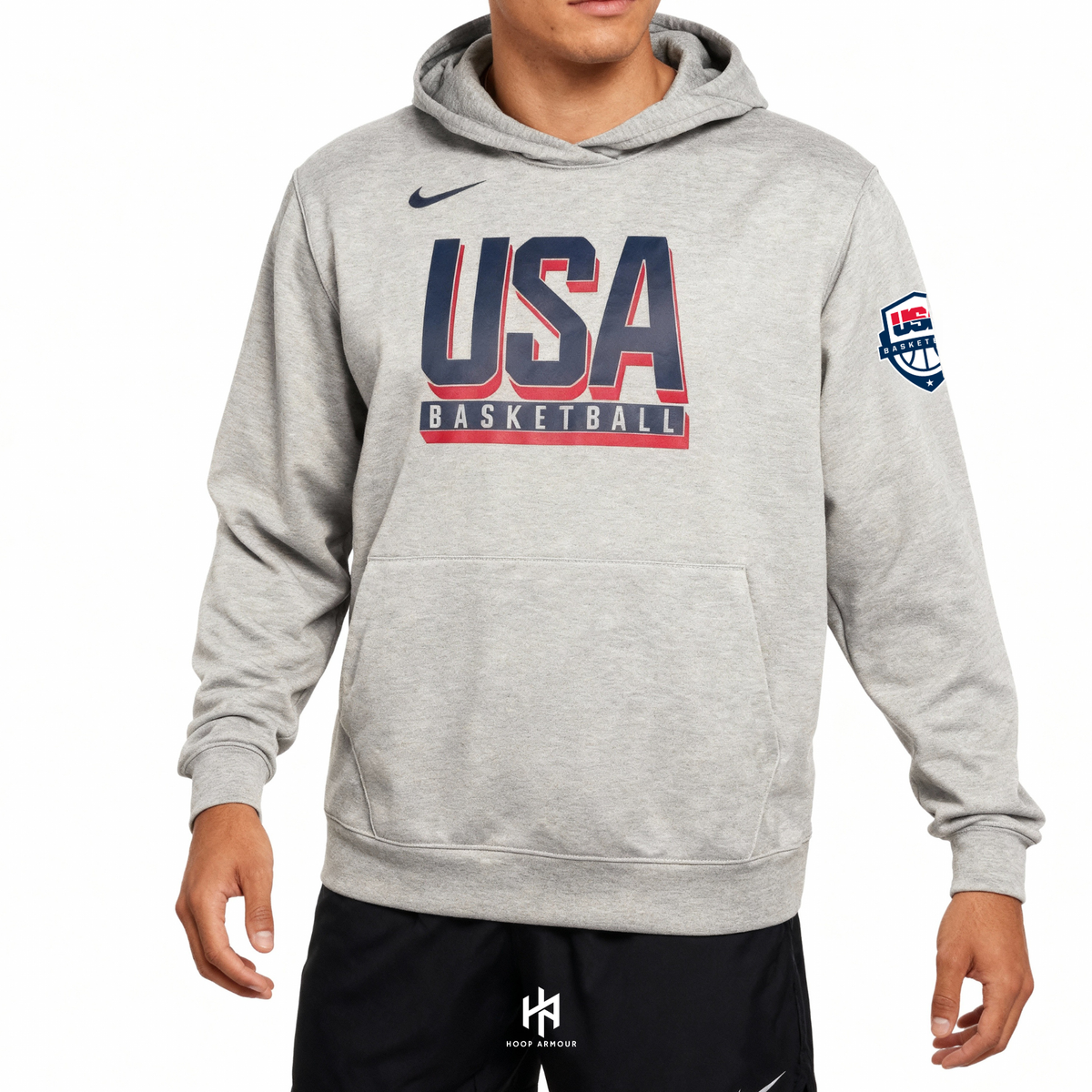 HA™ Team USA Hoodie Grey