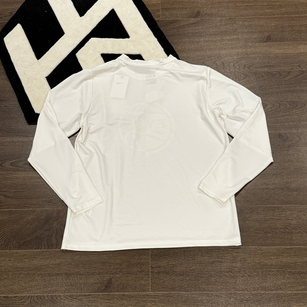 HA™ EYBL White Compression Long Sleeve