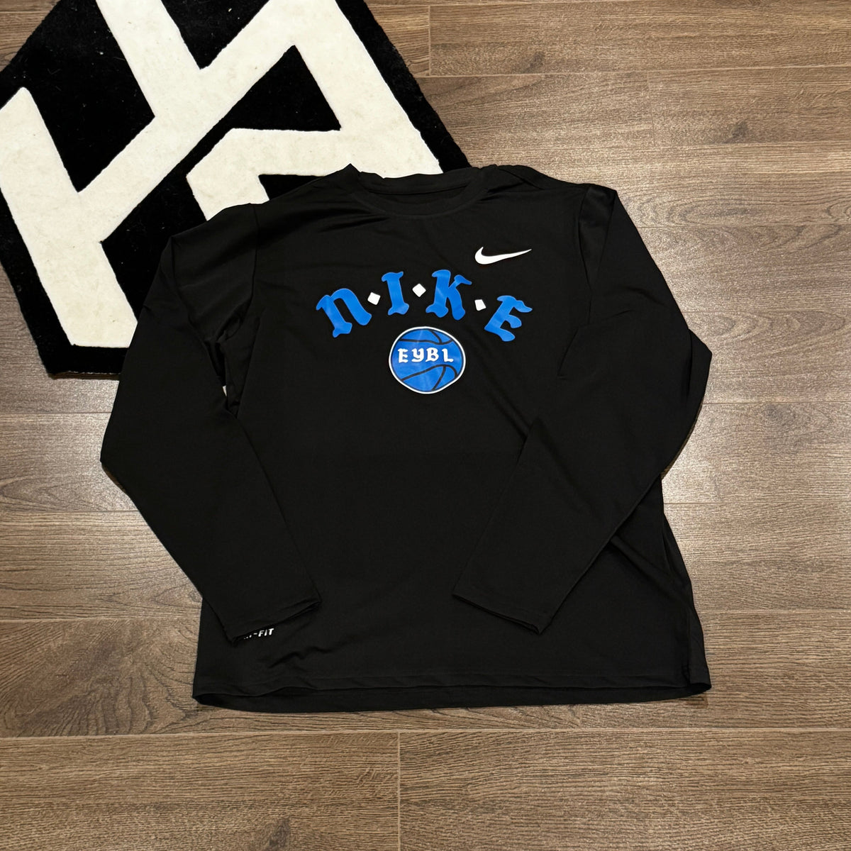 HA™ EYBL Black Compression Long Sleeve