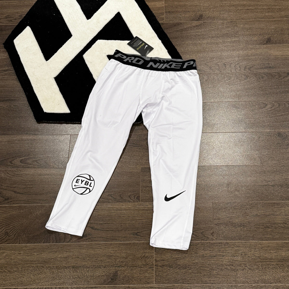HA™ EYBL White Compression Tights