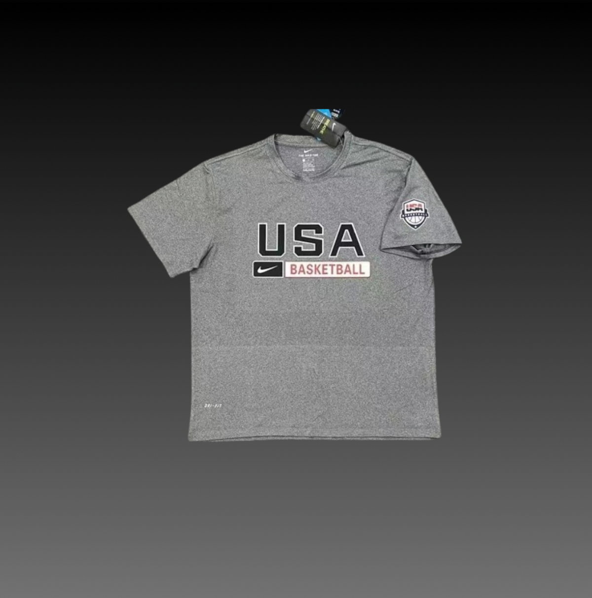 HA™ Team USA Warm Up T-Shirt Grey