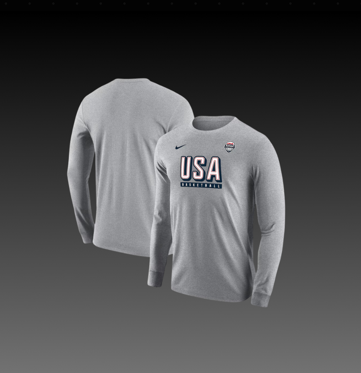 HA™ Team USA Longsleeve Grey
