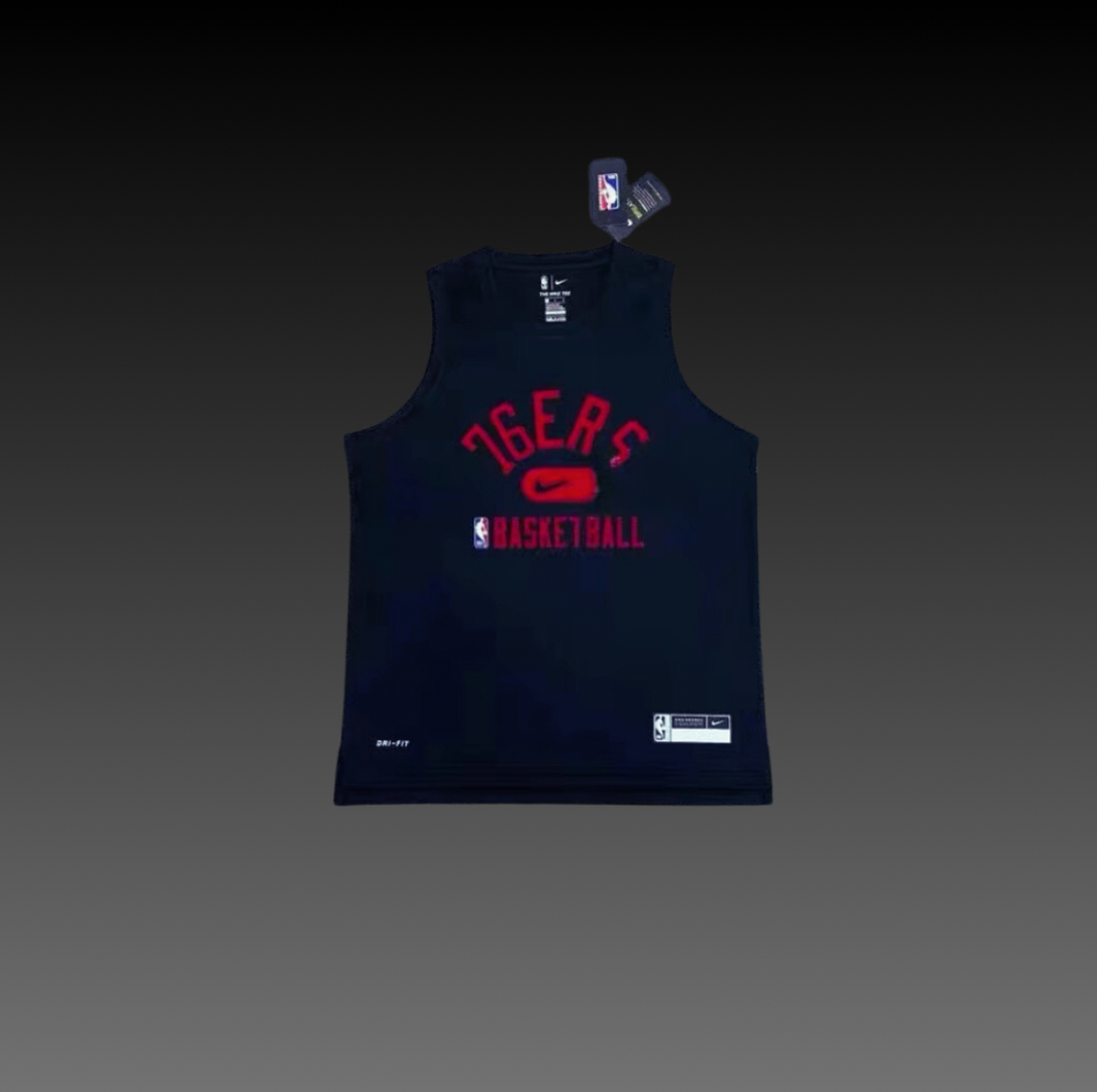 HA™ Philadelphia Black Warm-Up Tank Top