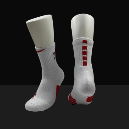 HA™ Mid Length Elite Socks White/Red