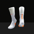 HA™ Mid Length Elite Socks White/Orange