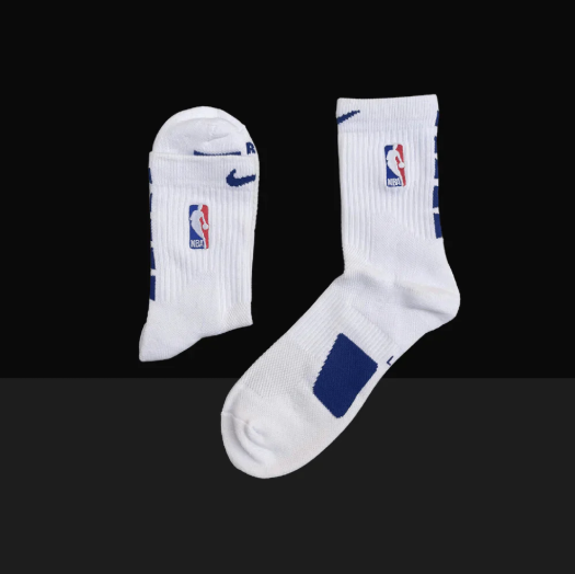 HA™ Mid Length Elite Socks White/Navy