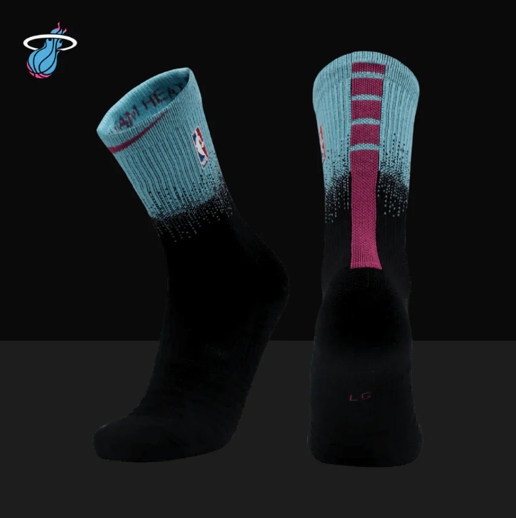 HA™ Miami Blue/Black Gradient Elite Socks