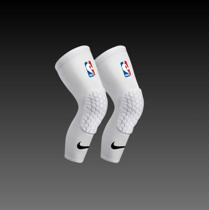 HA™ Elite Pro White Compression Padded Knee Sleeve