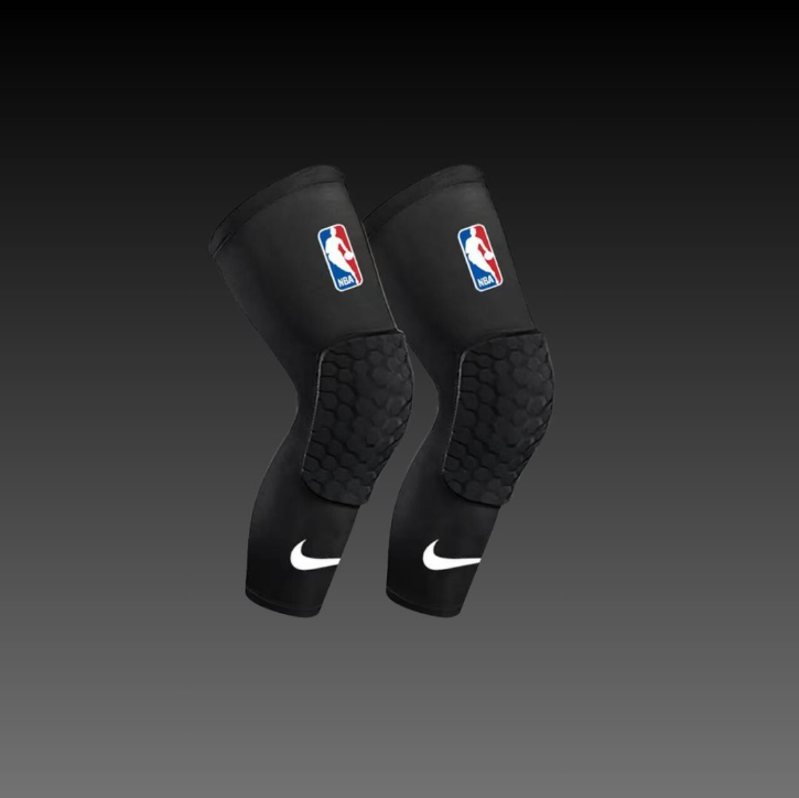 HA™ Elite Pro Black Compression Padded Knee Sleeve