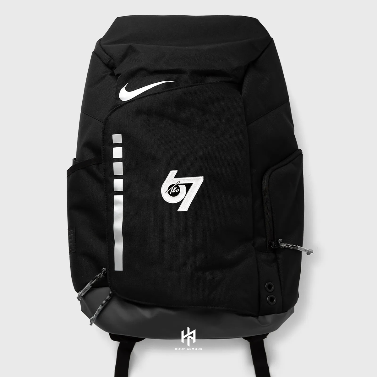 HA™ Elite Backpack Black White Custom Logo