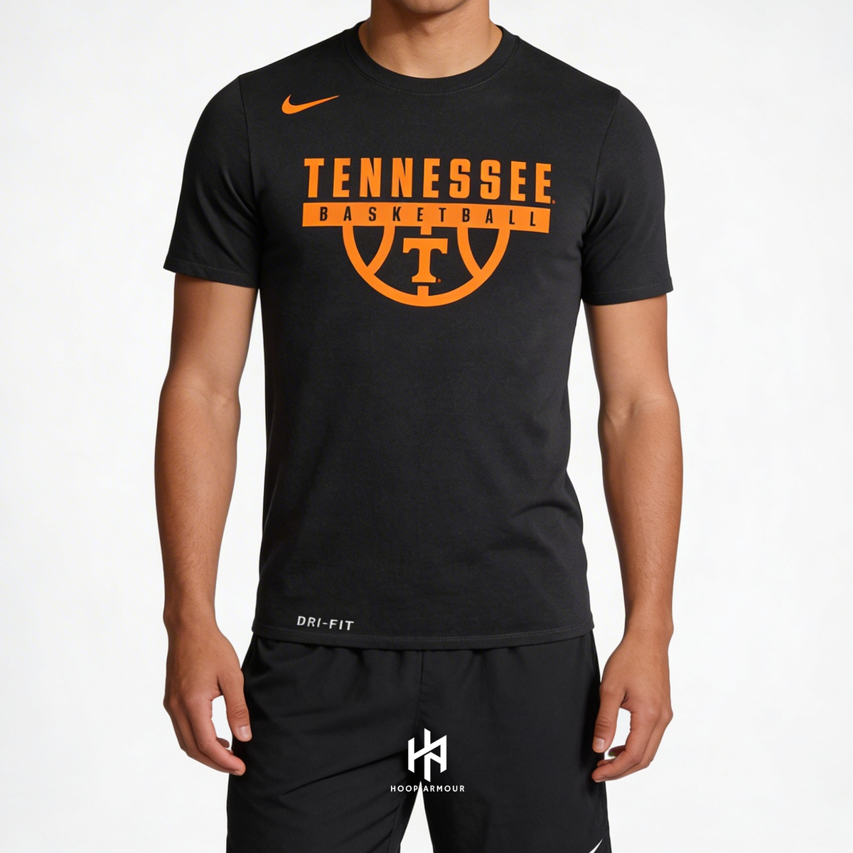 HA™ Tennessee University Elite Performance T-Shirt Black