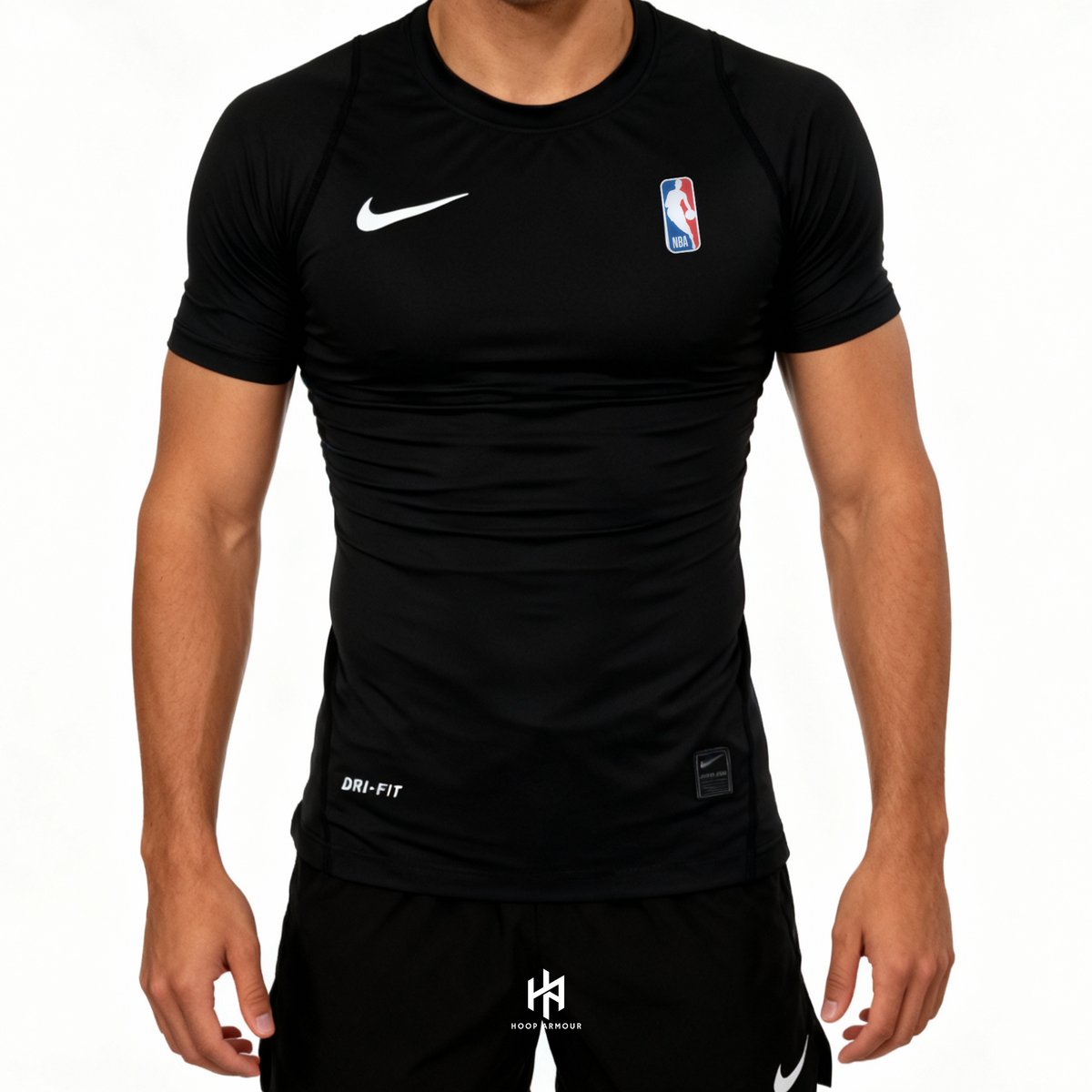 HA™ Elite Pro Black Compression T-Shirt