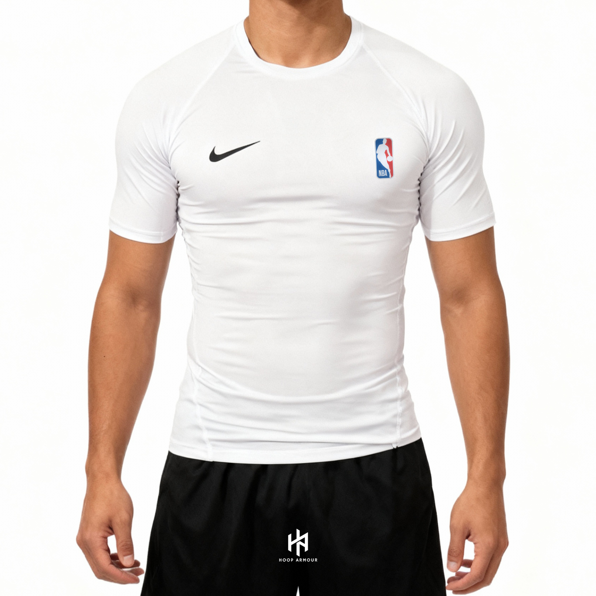 HA™ Elite Pro White Compression T-Shirt
