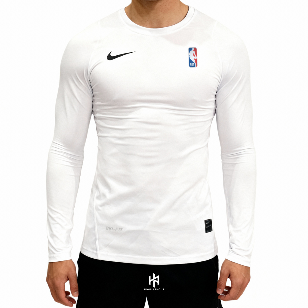 HA™ Elite Pro White Compression Long Sleeve