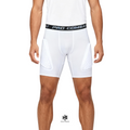 HA™ Padded White Compression Shorts