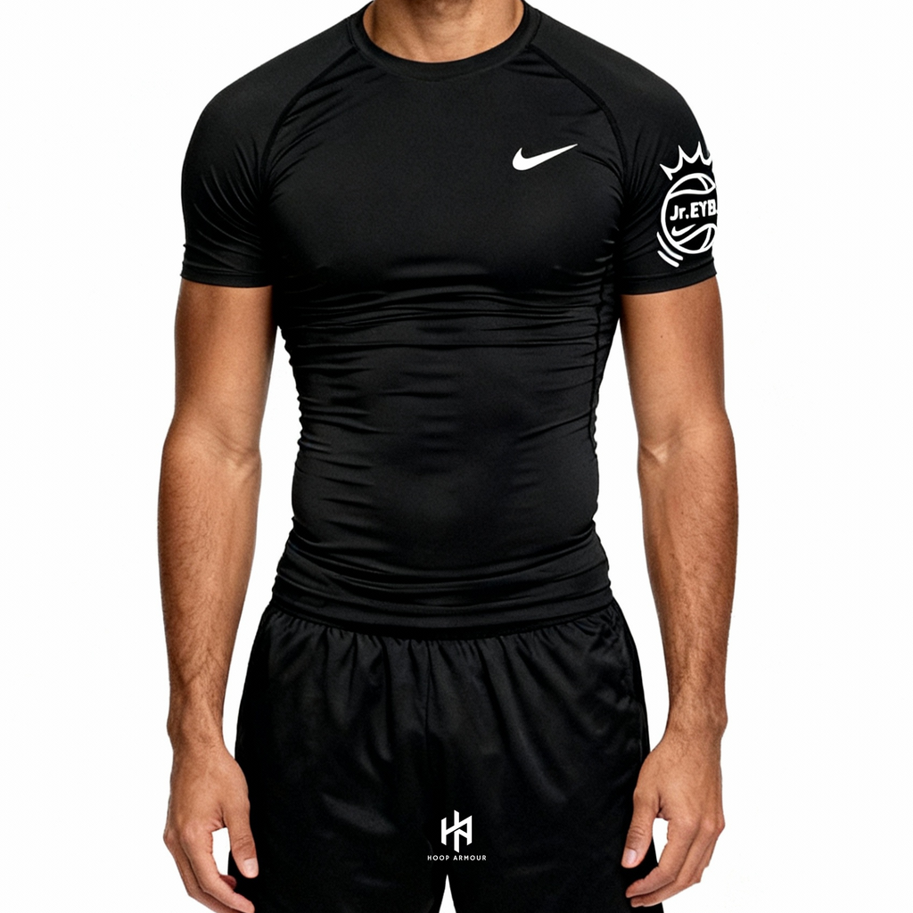 HA™ EYBL Junior Compression T-Shirt Black
