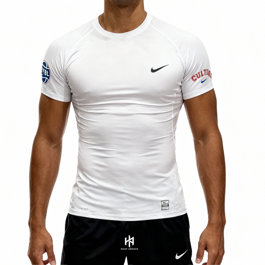 HA™ EYBL Compression T-Shirt White "Culture"
