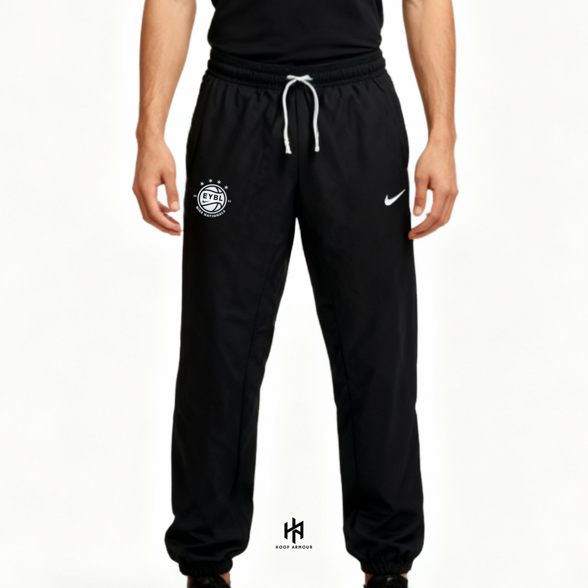 HA™ EYBL Black Fleece Track Pants "Nationals"