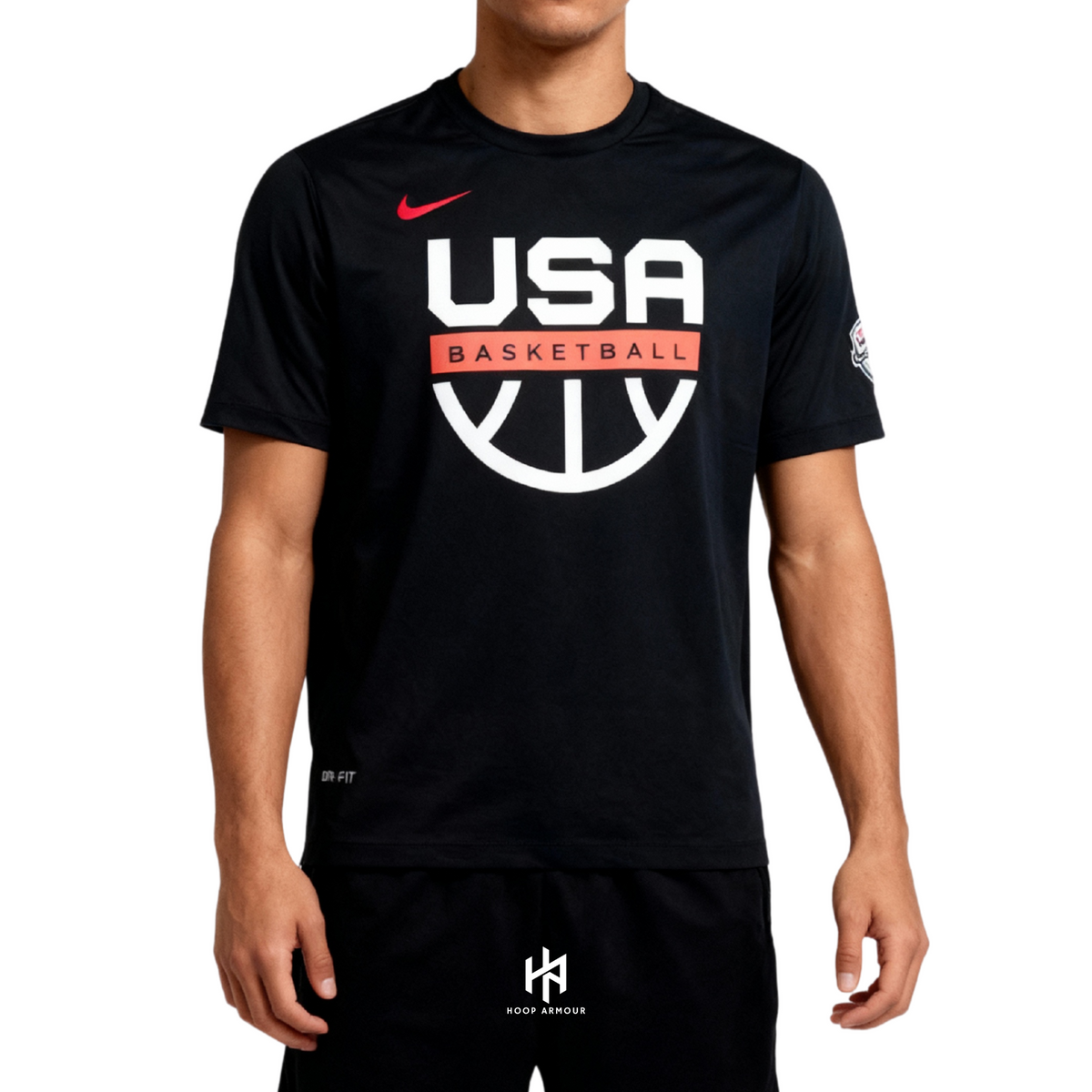 HA™ Team USA T-Shirt Black