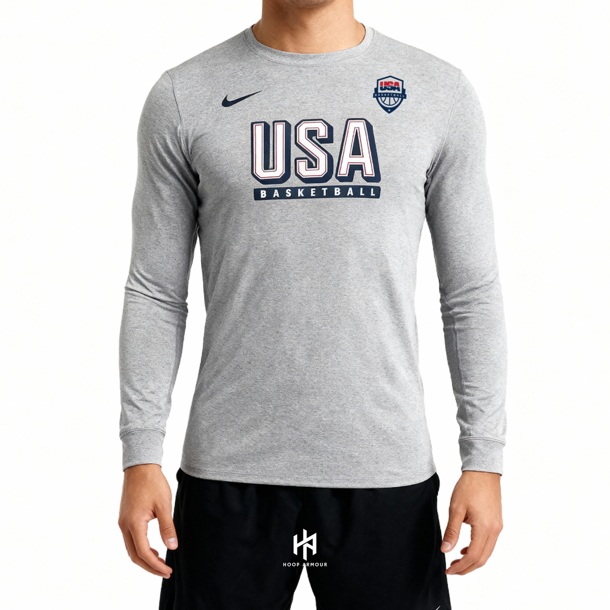 HA™ Team USA Longsleeve Grey