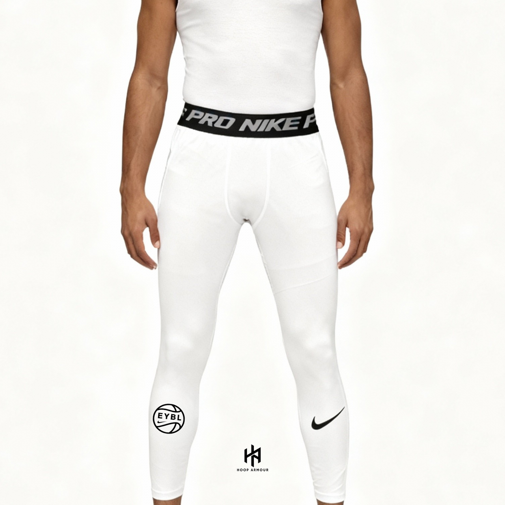 HA™ EYBL White Compression Tights