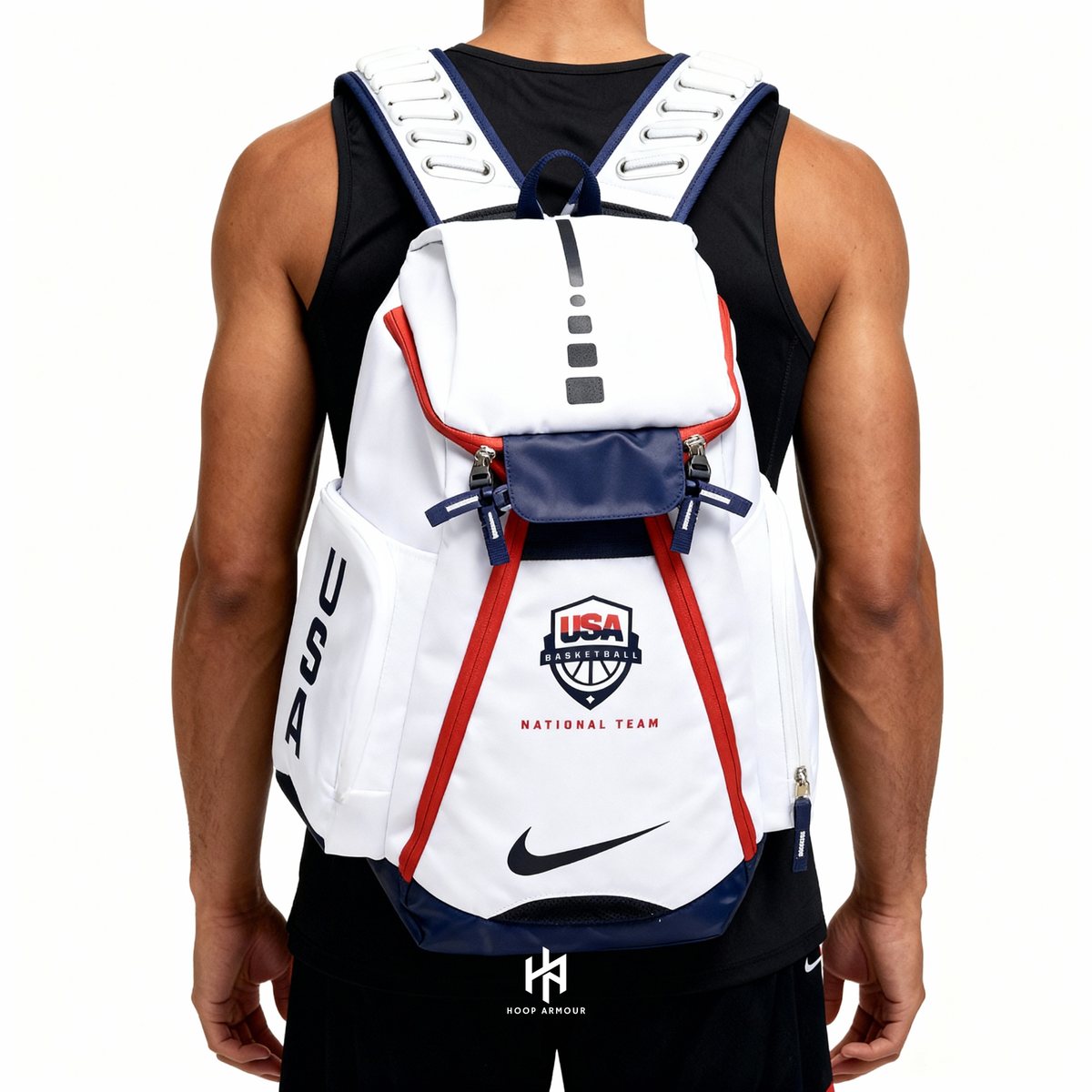 HA™ Elite Backpack Team USA White