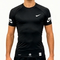 HA™ EYBL Double Swoosh Compression T-Shirt Black