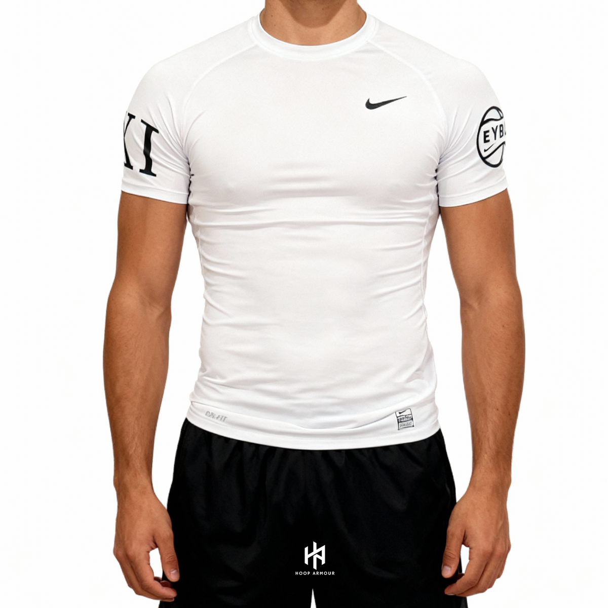 HA™ EYBL Compression T-Shirt White