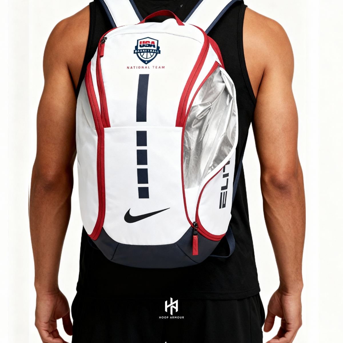 HA™ Elite Backpack Team USA White
