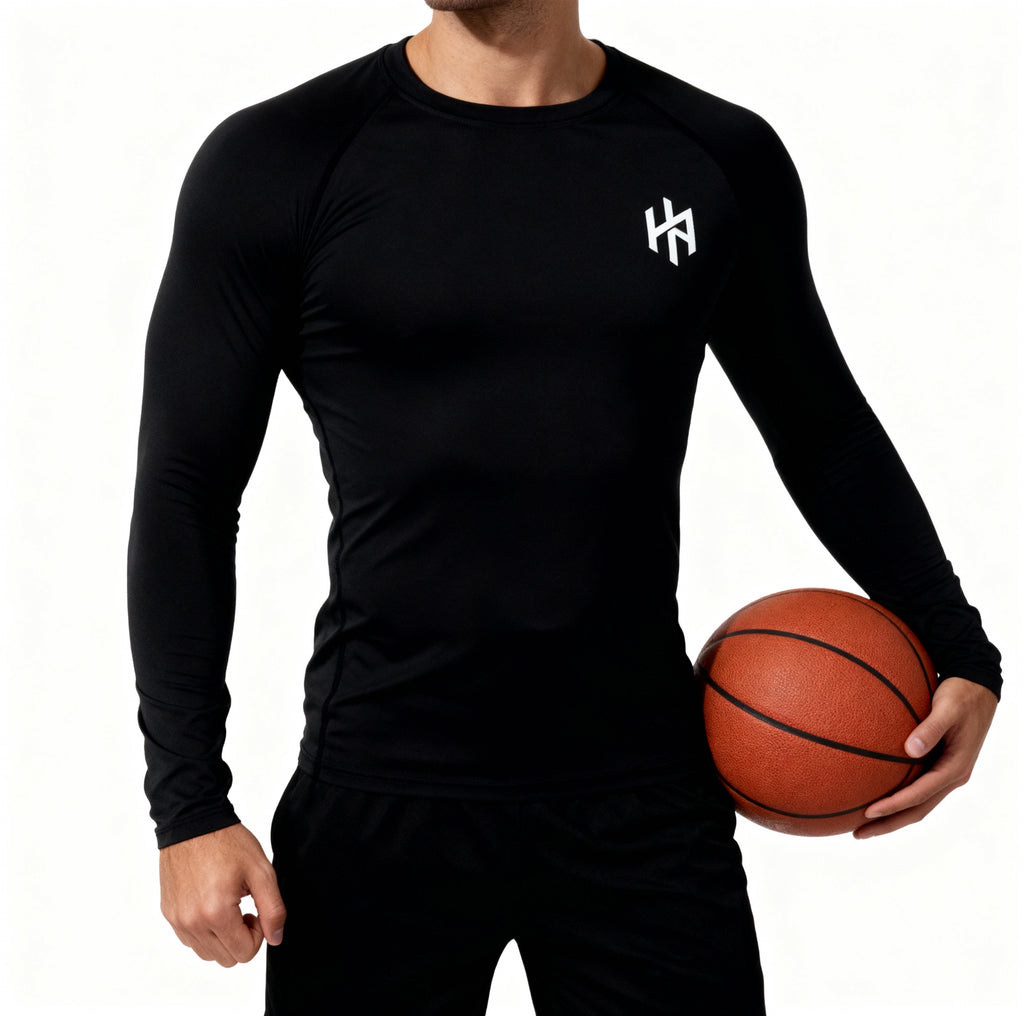 HA™ Black Compression Long Sleeve