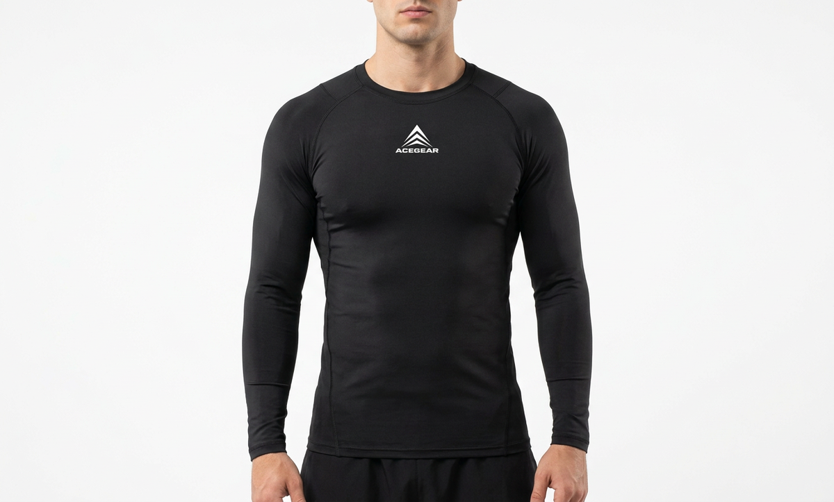 HA™ Elite Pro Black Compression Long Sleeve